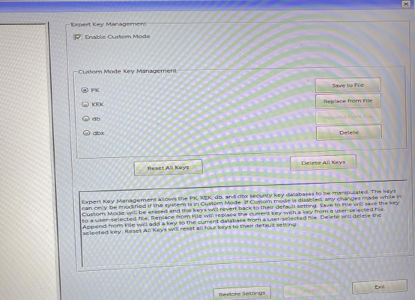 Enrolling Custom Secure Boot Keys