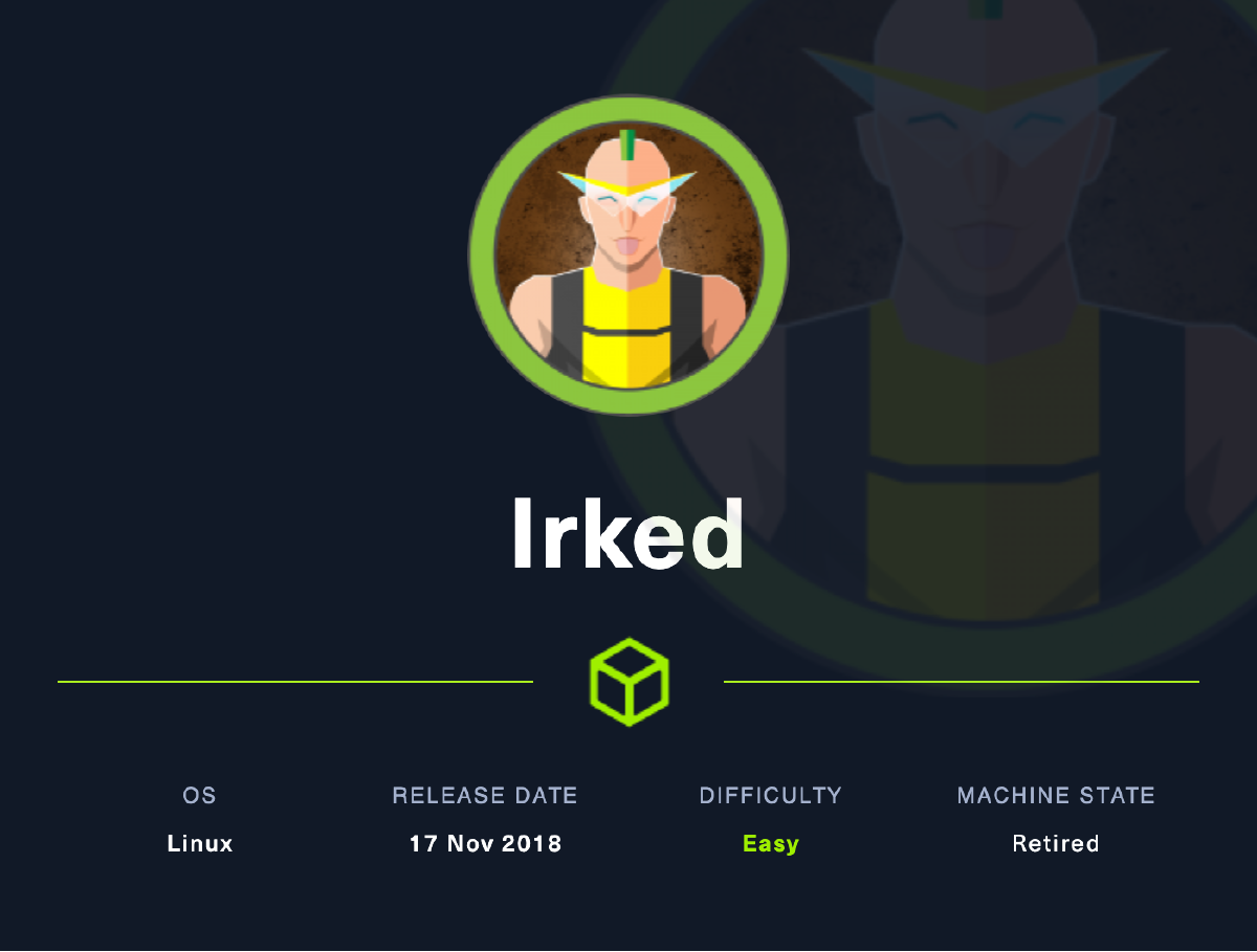 HackTheBox Irked Quick Writeup