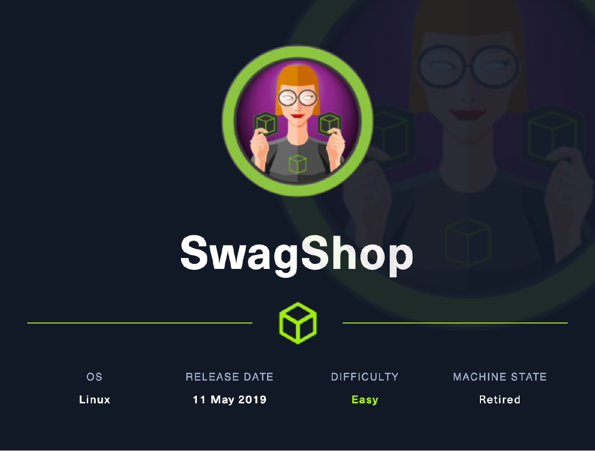 HackTheBox SwagShop Quick Writeup
