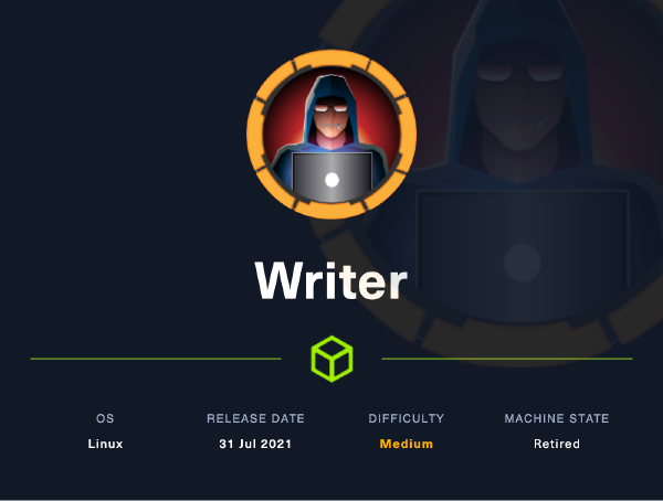 HackTheBox Writer Writeup