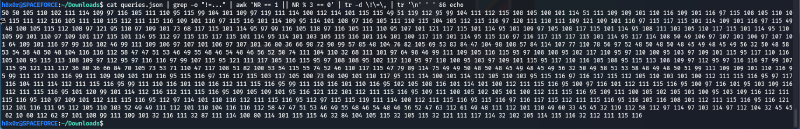 The command executing
